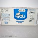 Snoopy and Charlie Brown Rival Dog Food Label