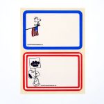 Snoopy Sign and Woodstock Flag Name Tags