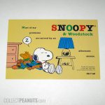 Snoopy and Woodstock 'afternoon snooze' Reminder Card