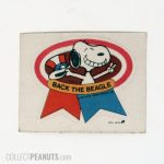 Snoopy 'Back the Beagle' Patch