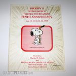 Snoopy's 10th Senior World Hockey Tournament Program
