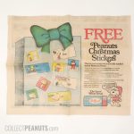 Peanuts Christmas Stickers Butternut Bread Ad