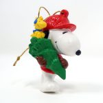 Snoopy & Woodstock carrying Christmas Tree Ornament