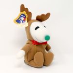Snoopy Brown Reindeer Christmas Plush