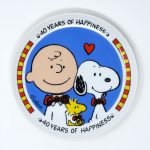 Peanuts 40th Anniversary Plate