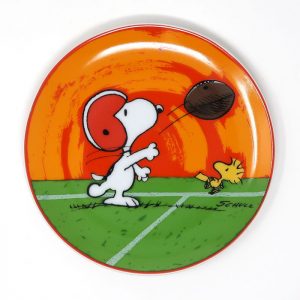 Snoopy Football Plate
