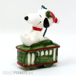 Snoopy on Caboose Ornaments