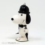 Snoopy wearing Bowler Ornament
