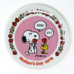 Woodstock & Snoopy 1978 Mother's Day Plate