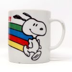Snoopy Running with Rainbow Mug