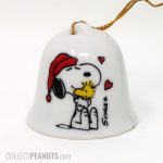 Snoopy hugging Woodstock Christmas Ornament Bell