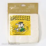 Snoopy Dancing with Lucy 'WHEEEEE!' Cocktail Napkin