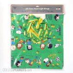 Peanuts Gang Soccer Gift Wrap with Bow and Card