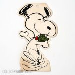 Snoopy dancing with mistletoe Gift Tag