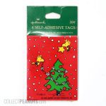 Woodstocks decorating Christmas Tree Gift Tags