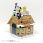 Snoopy Doghouse Christmas Countdown Figurine