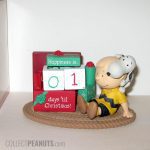 Snoopy and Charlie Brown Christmas Countdown Figurine