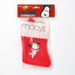 Snoopy Macy's Christmas Stocking Ornament