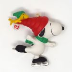Snoopy and Woodstock Skating Ornament