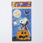 Snoopy Vampire Halloween Window Gel Cling