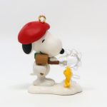 Snoopy and Woodstock Ice Sculpture Ornament