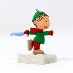 Linus on Ice Miniature Ornament