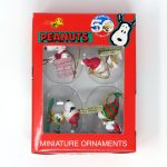 Snoopy Miniature Christmas Ornaments