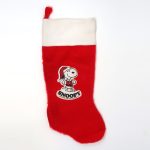 Santa Snoopy Christmas Stocking