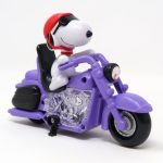 Purple Snoopy Motorcycle Candy Container