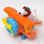 Orange Snoopy Air Plane Candy Container