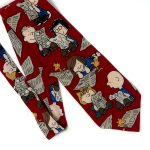 Peanuts Gang Newspaper Necktie