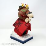 Snoopy Flying Ace with bag of Christmas Presents Figurine