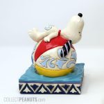 Snoopy laying on Beach Ball Figurine