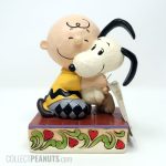 Charlie Brown hugging Snoopy Figurine