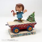 Peppermint Patty Christmas Train Car Figurine