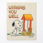 Snoopy 'Wishing You Well' Greeting Card Book