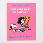 Snoopy and Lucy 'The Very Best Dad of All' Greeting Card Book