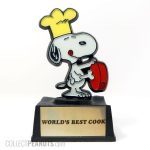 Snoopy chef 'World's Best Cook' Trophy