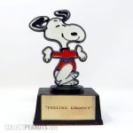Feeling Groovy Snoopy Dancing Trophy