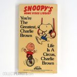 Snoopy's Home Video Library - You're the Greatest, Charlie Brown - Life is a Circus, Charlie Brown Beta Video