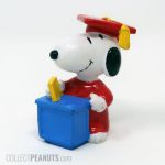 Graduate Snoopy at Podium PVC Figurine