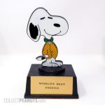 Snoopy wearing yellow suit 'World's Best Friend' Trophy