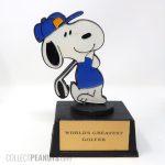 Snoopy World's Greatest Golfer Trophy