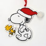 Snoopy & Woodstock Wooden Christmas Ornament