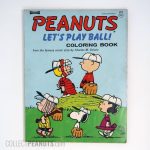 Peanuts Let's Play Ball Coloring Book