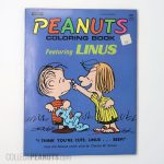 Peppermint Patty beeping Linus on the nose Coloring Book
