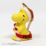 Woodstock with Candy Cane and Banner Joy Christmas Ornament