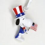 Uncle Sam Snoopy with American Flag Ornament