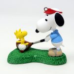 Golfer Snoopy Christmas Ornament