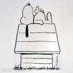 Snoopy on Doghouse White Board
